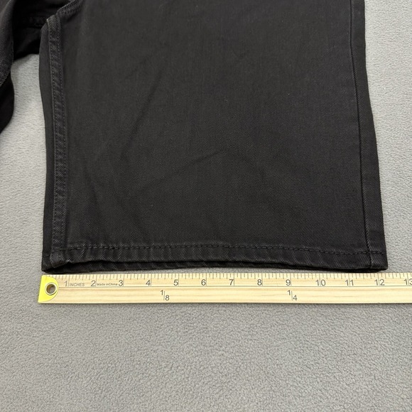 Levi's 469 Loose Fit Black Denim 12" Shorts Men‎ 42 Skater Streetwear Baggy New - Picture 9 of 12